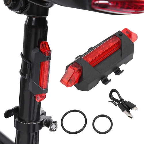 Luz Led Trasera Portátil Para Bicicleta Recargable Everest