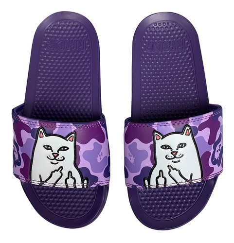 Sandalias Ripndip Slide Sandals Purple Camo Importadas