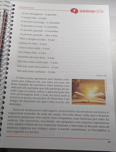 Combo Geekie One 9 Ano Meu Estudo Complementar Livros 1 2 E 3 (Usado)