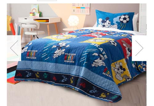 Quilt Verano Minnie Mouse ,mickey Mouse