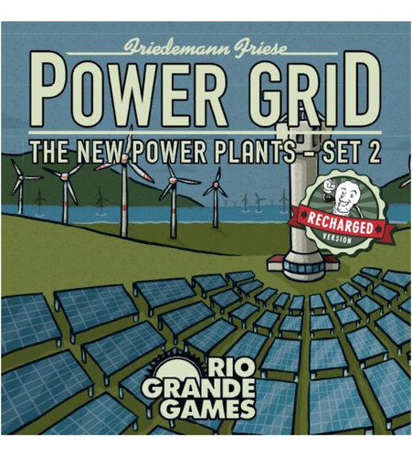 Rio Grande Games Power Grid: Las Nuevas Cartas De Centrales 