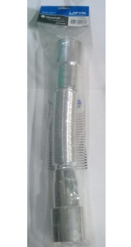 Imagen 8 de 10 de Caño Corrugado Tubo Extensible Latyn Tbex4545c Cromo 50/40