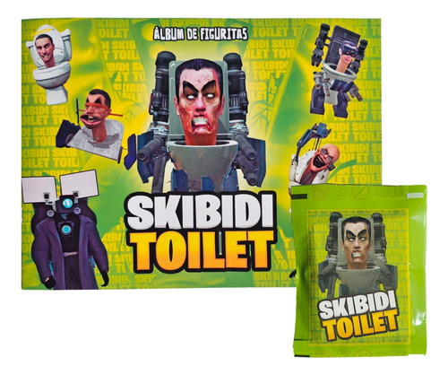 Figuritas Skibidi Toilet Album + 20 Sobres Fs