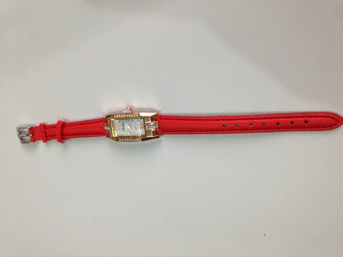 Relógio Promoção Feminino Fino Barato Com Pedra Caixa Rose