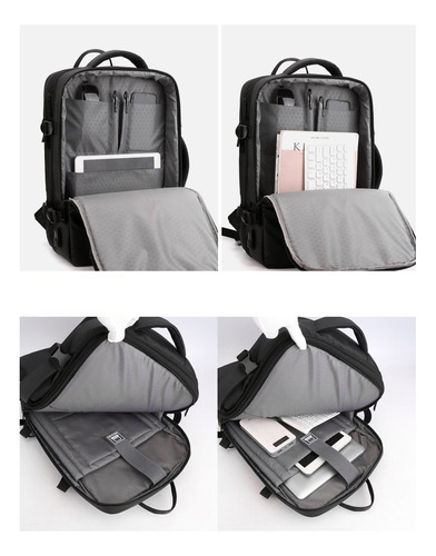 Mochila Expandible 35l Viaje Cabina Avión