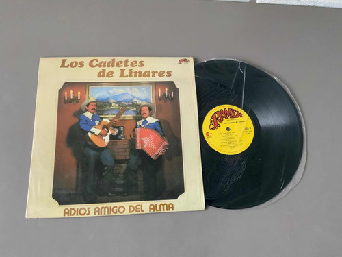 Disco Acetato Los Cadetes De Linares Adiós Mi Amigo Del Alma