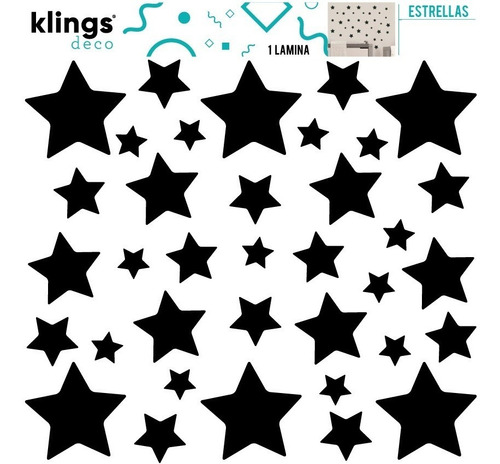 Vinilos Decorativos Trama Estrellas Círculos Triángulos
