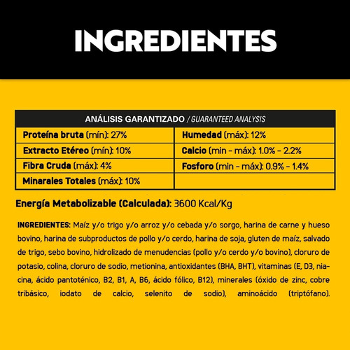 Imagen 4 de 5 de Alimento Pedigree Pedigree High Protein High Protein para perro adulto todos los tamaños sabor pollo y carne en bolsa de 7200g