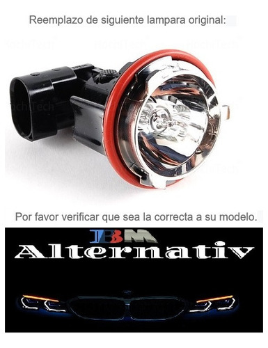 Lámpara Led Ojo De Ángel Bmw S5,6,7,x3,5 6000k Blanco Canbus