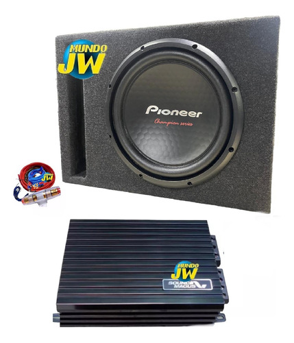 Combo Pioneer 300 Subw + Sound Magus Dk600 + Cajon Nuevo 311