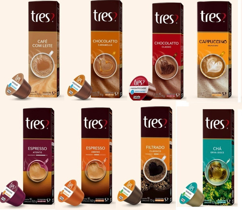 Cápsula Café Três Corações - Promoção - Kit C/ 100 Unidades