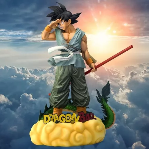 Boneco Goku Dragon Ball Z Nuvem Voadora 40cm Novo Promo