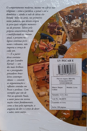 Livro Pecar E Perdoar Leandro Karnal Lacrado