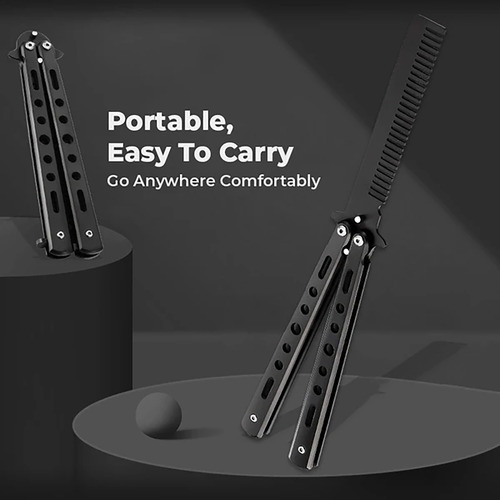 Practice Knife Butterfly Comb - Ferramenta De Treino De Arre