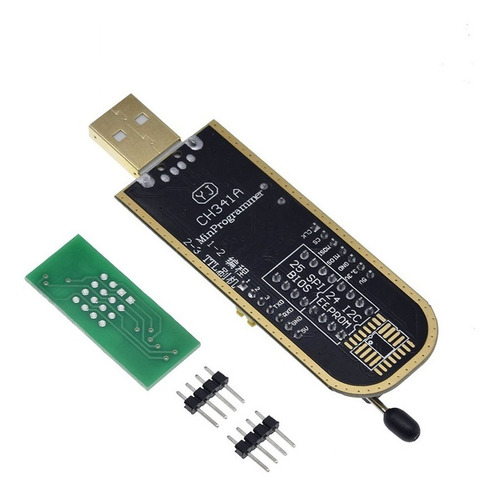 Kit Programador Usb Ch341a Eeprom + Pinza Soic8 Sop8 Bios
