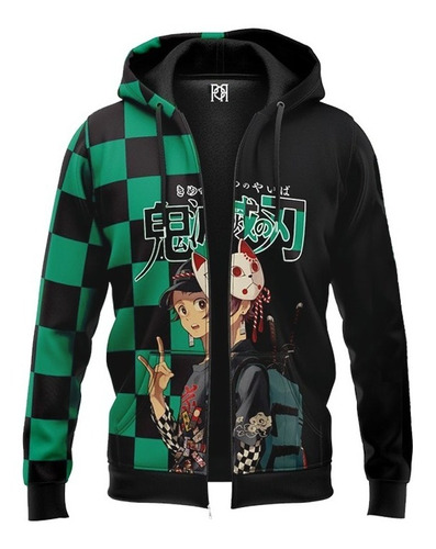 Sueter Hoodie Tanjiro Demon Slayer / Kimetsu No Yaiba