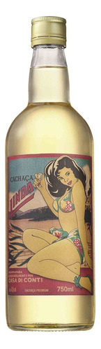 Cachaça Casa Di Conti cachaça Cachaça edição limitada Pinga Premium madeira carvalho  artesanal sabor cachaça 600mL 1 unidade