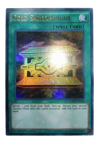 Yu-gi-oh! Gold Sarcophagus Ygld-enc26 Ultra Rara