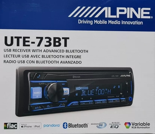 Paquete Alpine Ute-73bt+ Db Drive Set De Medios 6.5+bocin6x9