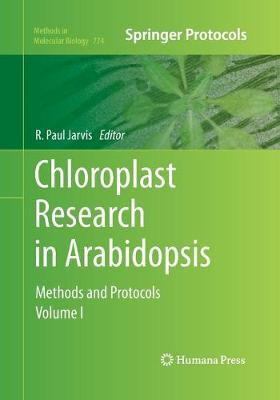Libro Chloroplast Research In Arabidopsis : Methods And P...