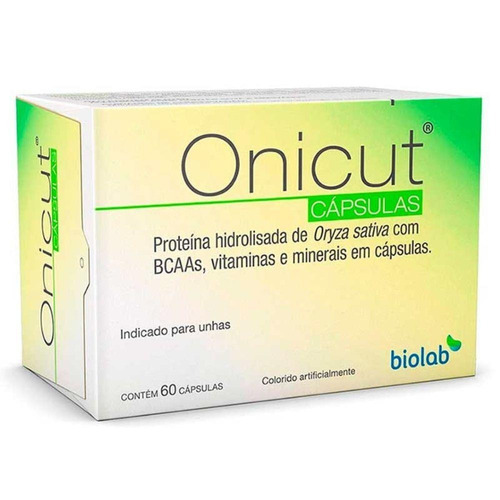 Fortalecedor De Unhas Onicut - 60 Cápsulas