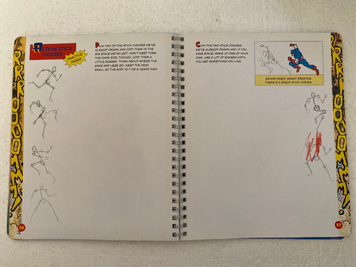 Libro Draw The Marvel Comics Super Heroes Klutz Ya Usado En (Usado)