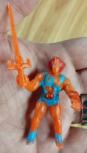 Thundercat Mini Figuras Leono Y Mumrra Bootleg Vintage 5.5cm (Usado)