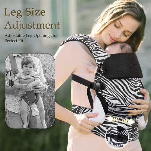 Portabebés Safotad Con Soporte Lumbar, Portabebé Ergonómico