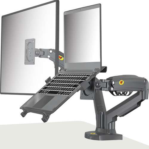 Nb Soporte Monitor Doble Neumático Escritorio 17-27 Pulgadas