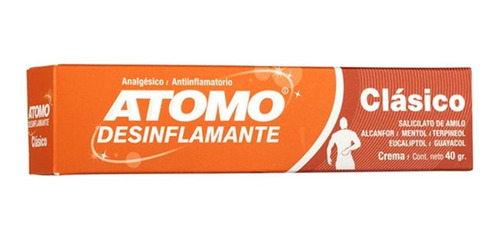 Atomo Desinflamante Clásico Crema En Pomo 40g