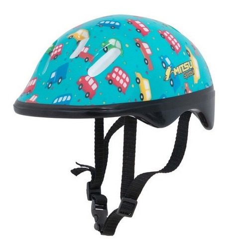 Capacete Infantil Mitsu Little Child Azul Bike Skate Patinet Tamanho M