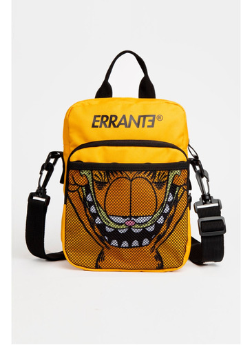 Crossbody Garfield Smiling Cat Amarillo Errante Unisex