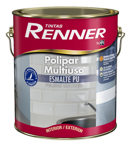 Epoxi Sellador Pintura Renner (a+b) 4,5 Lts Color Blanco