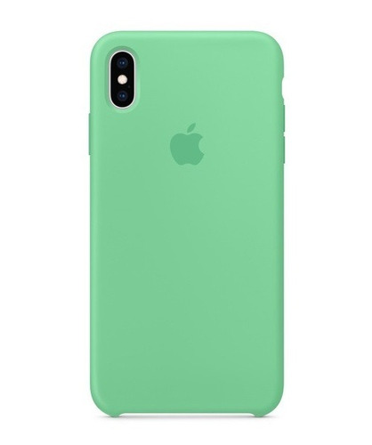 Protector Original Apple Silicone Case iPhone XS Max Menta