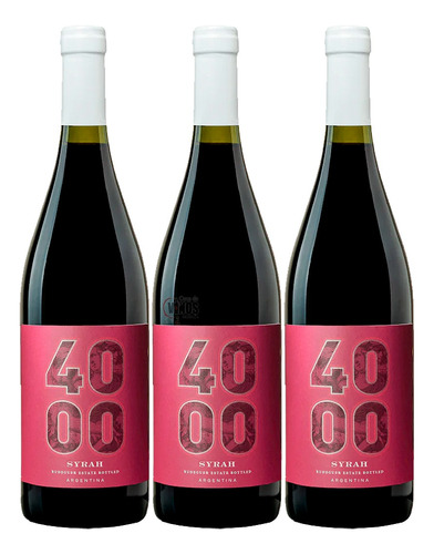 Vino Tucumen 4000 Reserva Syrah Bodega Budeguer Pack X3