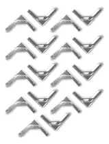 Comprar Esquineros Metalicos Plata  Para Libretas Agendas Planners