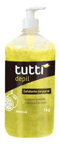 Tutti Depil Gel Esfoliante Maracuja Limpeza 1l Premium