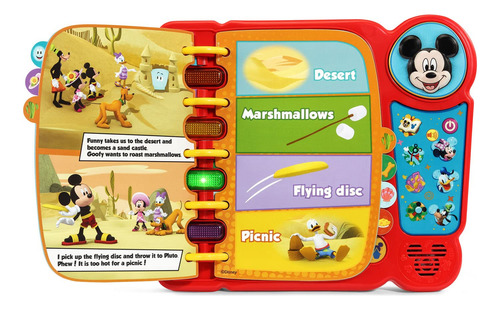 Libro Divertido De Exploración Y Aprendizaje De Mickey Mouse