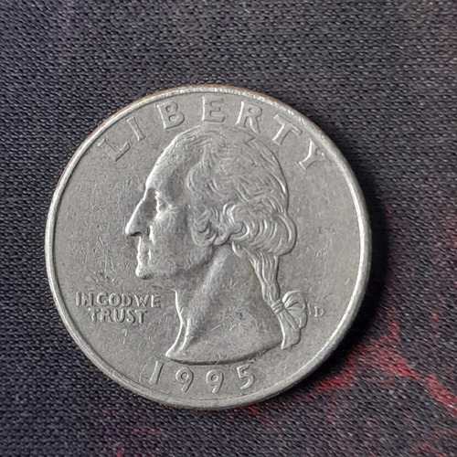 Cuarto De Dólar Liberty D - 1995