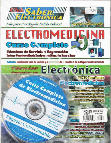 Revista Saber Electronica Electromedicina Incluye Educativo