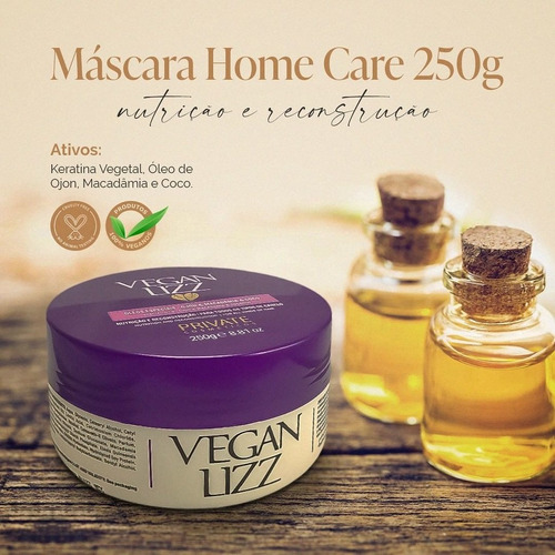 Imagem 5 de 5 de Máscara De Reconstrução Nutre E Hidrata Cabelo Liso Natural