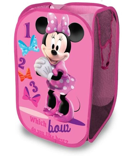 Cesto Emergente De Minnie Mouse De Disney Con Asas De Transp