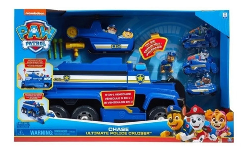 Paw Patrol Chase 5 En 1 Ultimate Police Cruiser