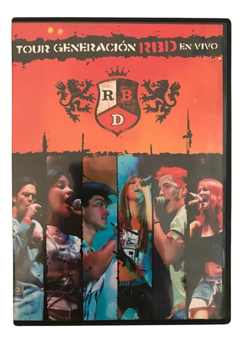 Dvd Tour Generacion Rbd En Vivo Rebelde Anahi Maite Perroni (Usado)