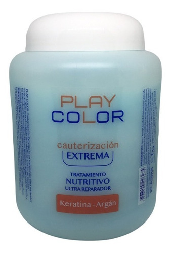 Baño De Crema Cauterización Extrema Argán Play Color 1kg