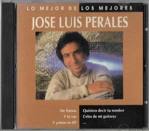 Jose Luis Perales Cd Lo Mejor De Los Mejores Cd Original