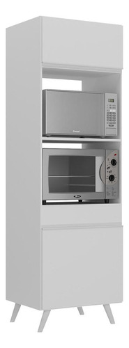 Paneleiro 63cm Para Forno E Micro Veneza Multimóveis V3679 Cor Branco