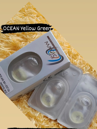 Lentes Contacto Cosméticos Ocean Yellow Green