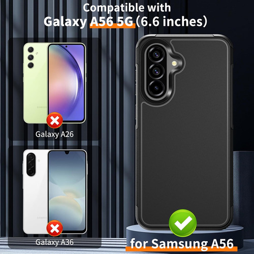 Funda Para Samsung Galaxy A56 5g, Funda Galaxy A56 Con 1 Pieza...