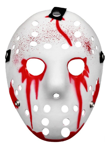 Cosplay Jason Voorhees, Mxjws-001, 1pza, 18x25x5cm, Plástico Color Blanco/Rojo JasonBloody